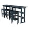 Highwood Usa Lehigh 6pc Bar Height Outdoor Patio Furniture Balcony Set AD-KITBALC201-FBE - alternate 1